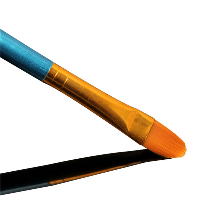 Wooden Handle Paint Brush Set