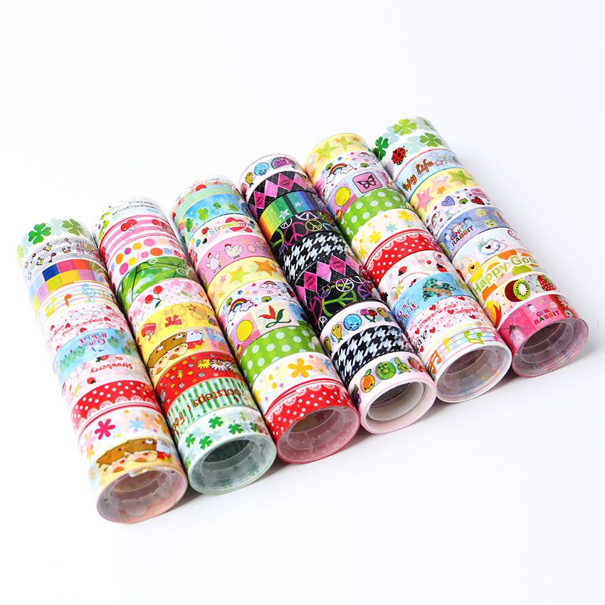 Cute Cartoon Colored/Washi Tape