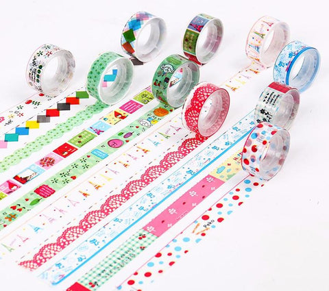 Cute Cartoon Colored/Washi Tape