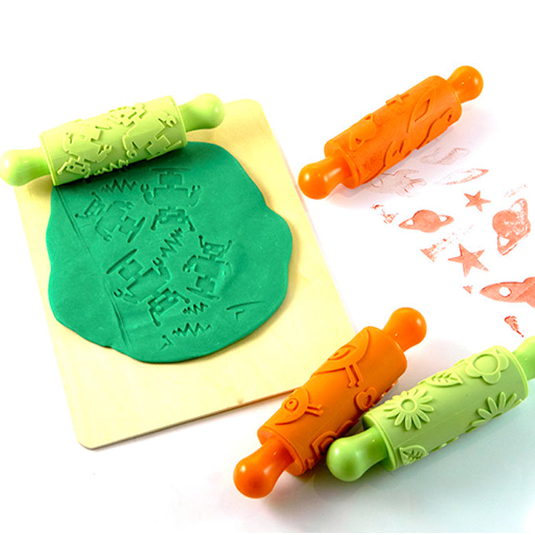 Artistic Clay Rolling Pin