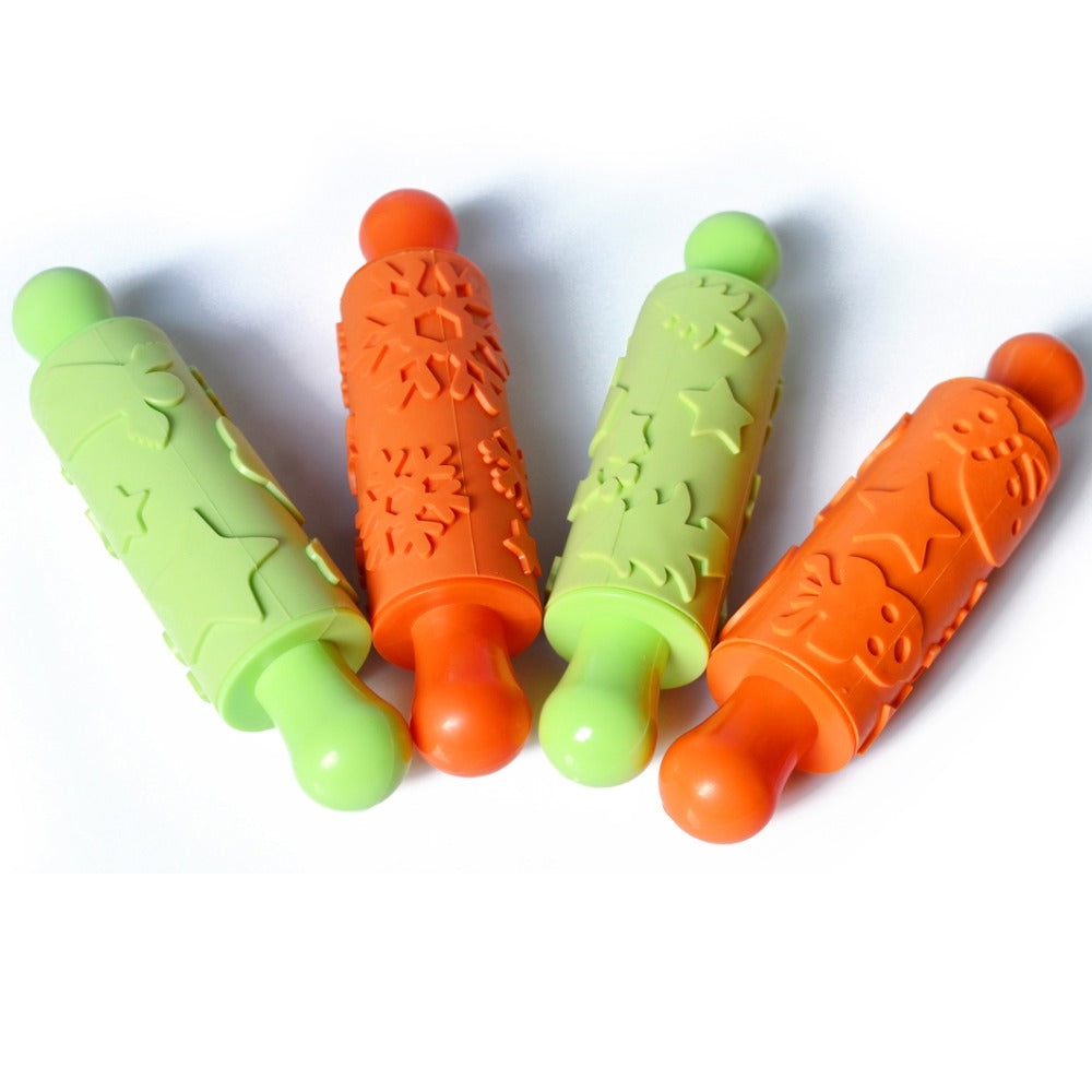 Artistic Clay Rolling Pin
