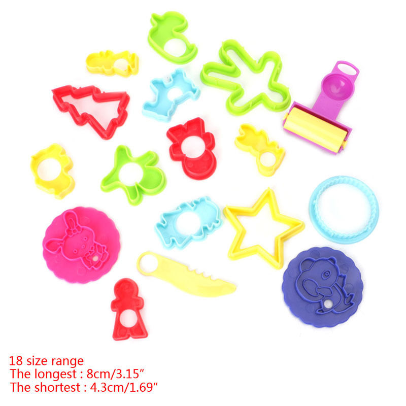 Mixed Clay Dough Cutters/Molders Set