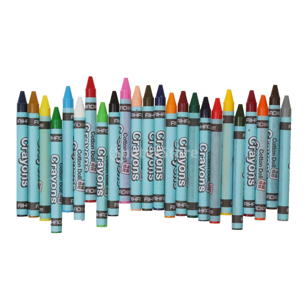 Set of 24 Wax Crayons