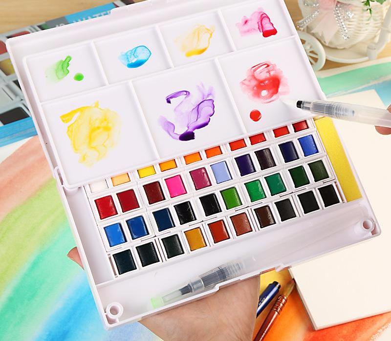 Superior Solid Watercolor Paint Box