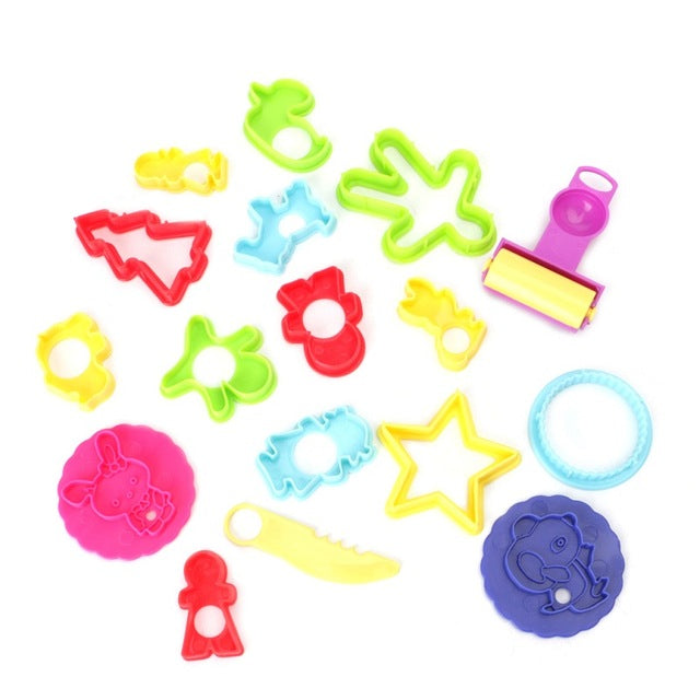 Mixed Clay Dough Cutters/Molders Set