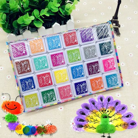 24 Color Stamp/Ink Pads